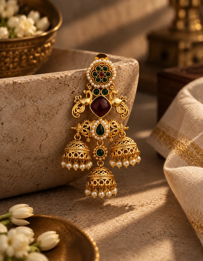 The Triveni Grand Jhumkas